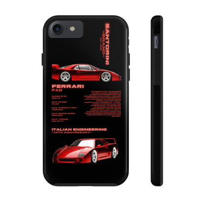 "Ferrari F40" Black Case