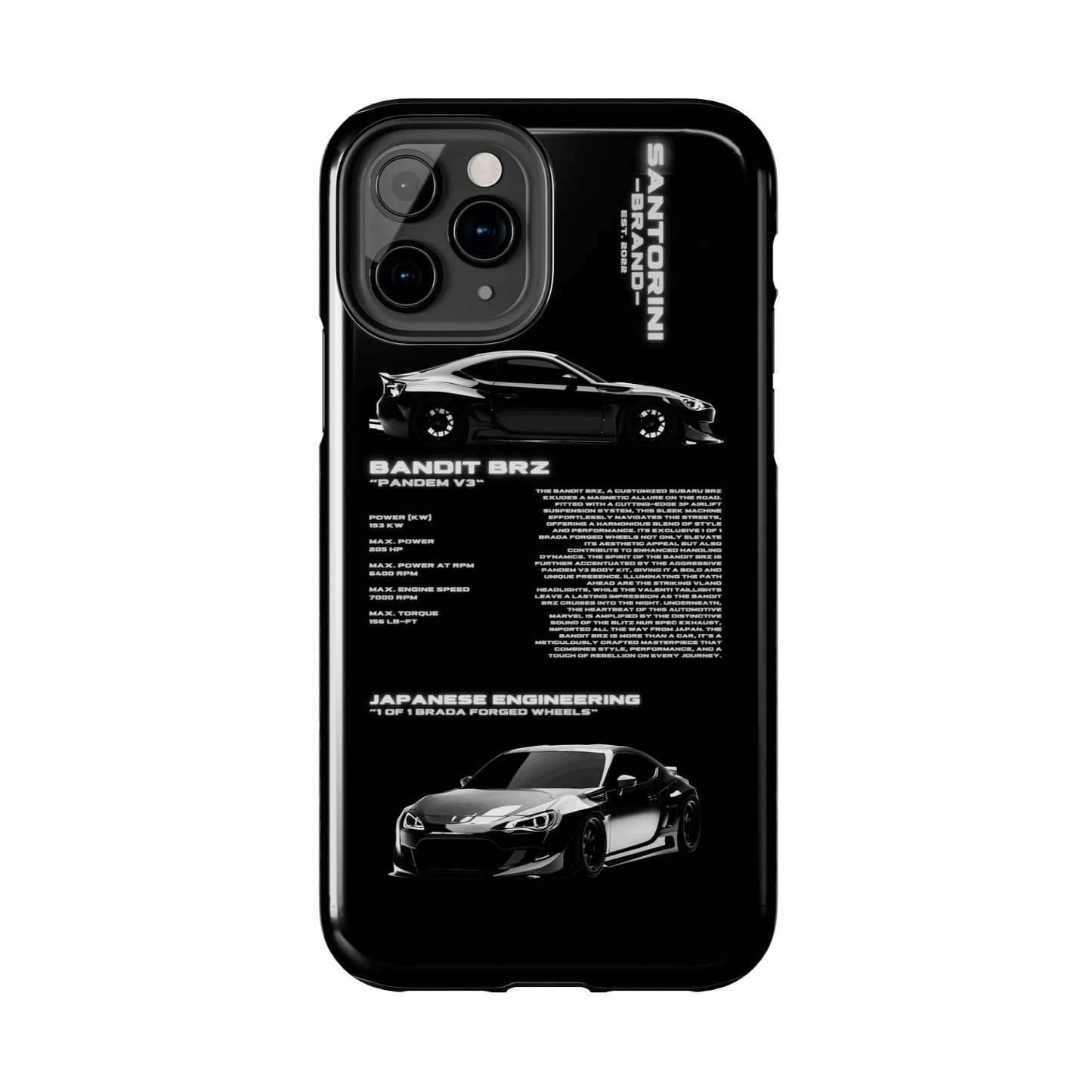 "Bandit BRZ" Black Case