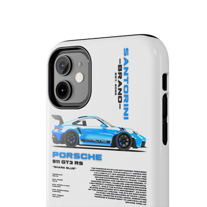 "Shark Blue" White Case