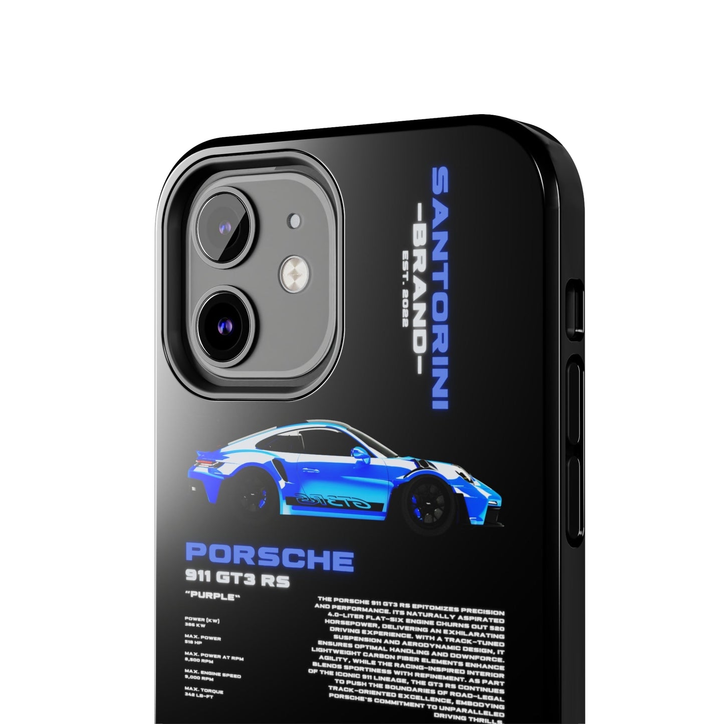 "Shark Blue" Black Case