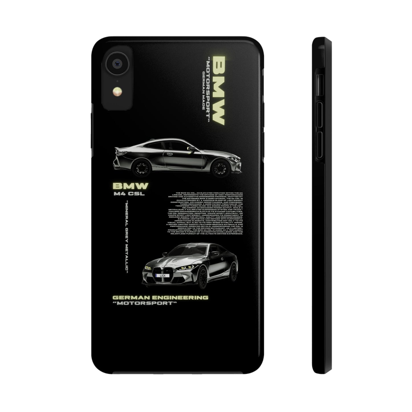 "M4 CSL" Black Case