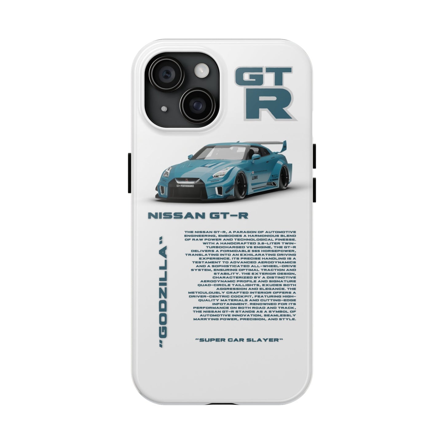 "Nissan GTR" White Case