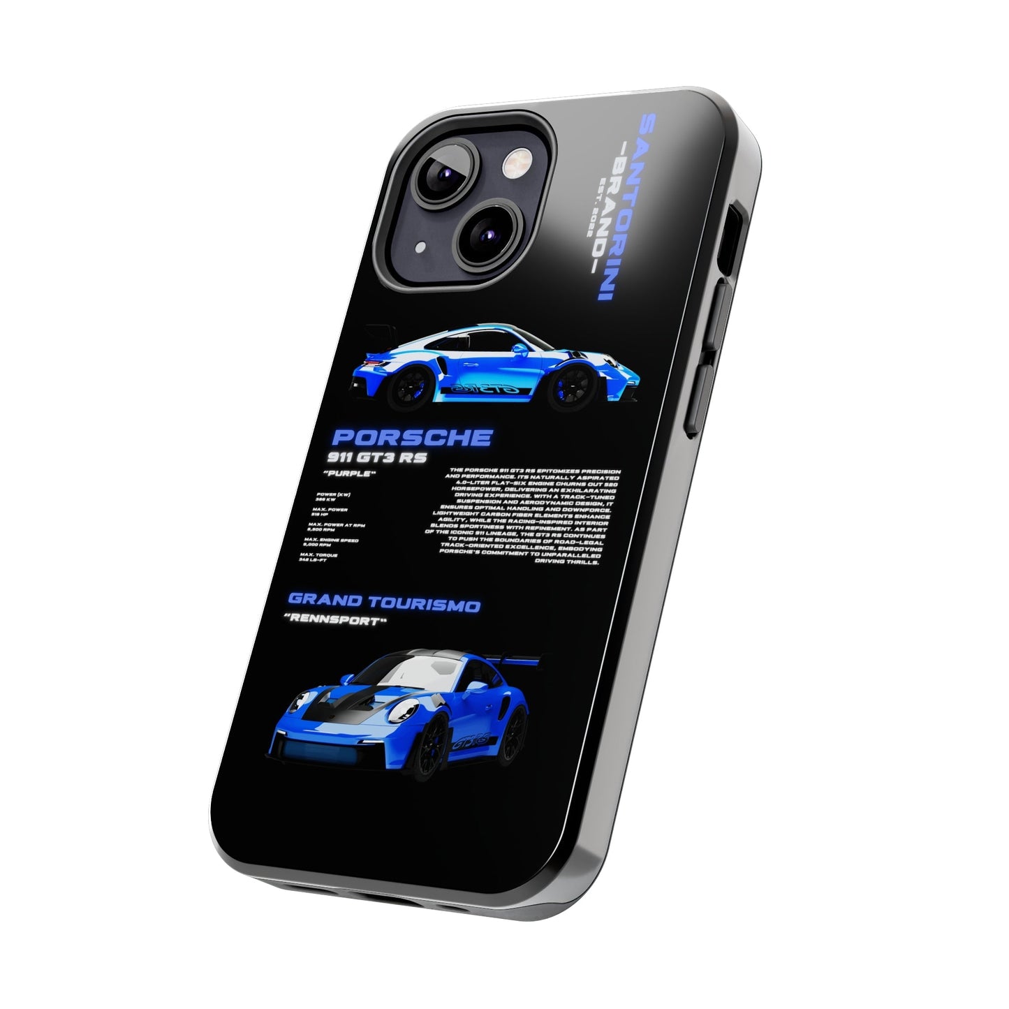 "Shark Blue" Black Case