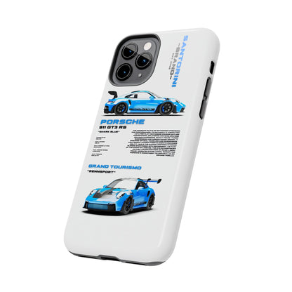 "Shark Blue" White Case