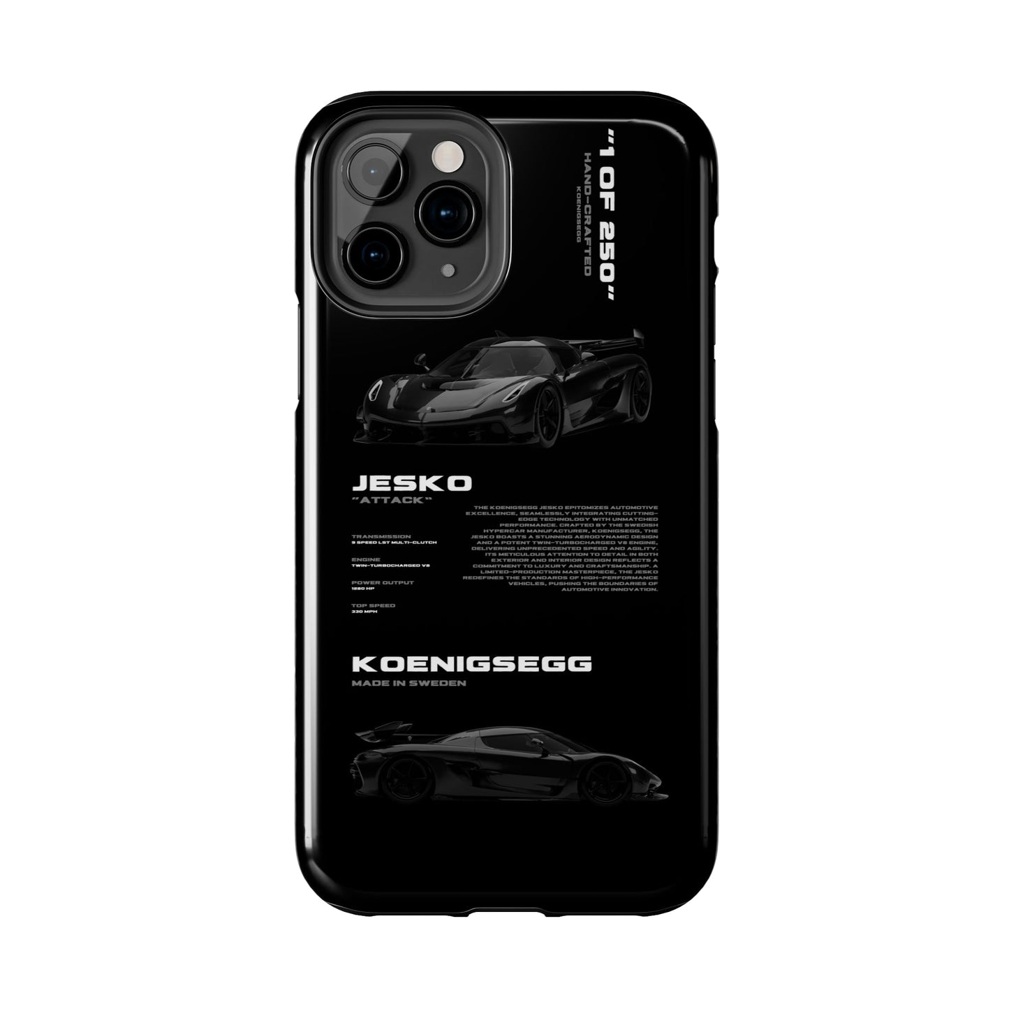 "Jesko" Black Case