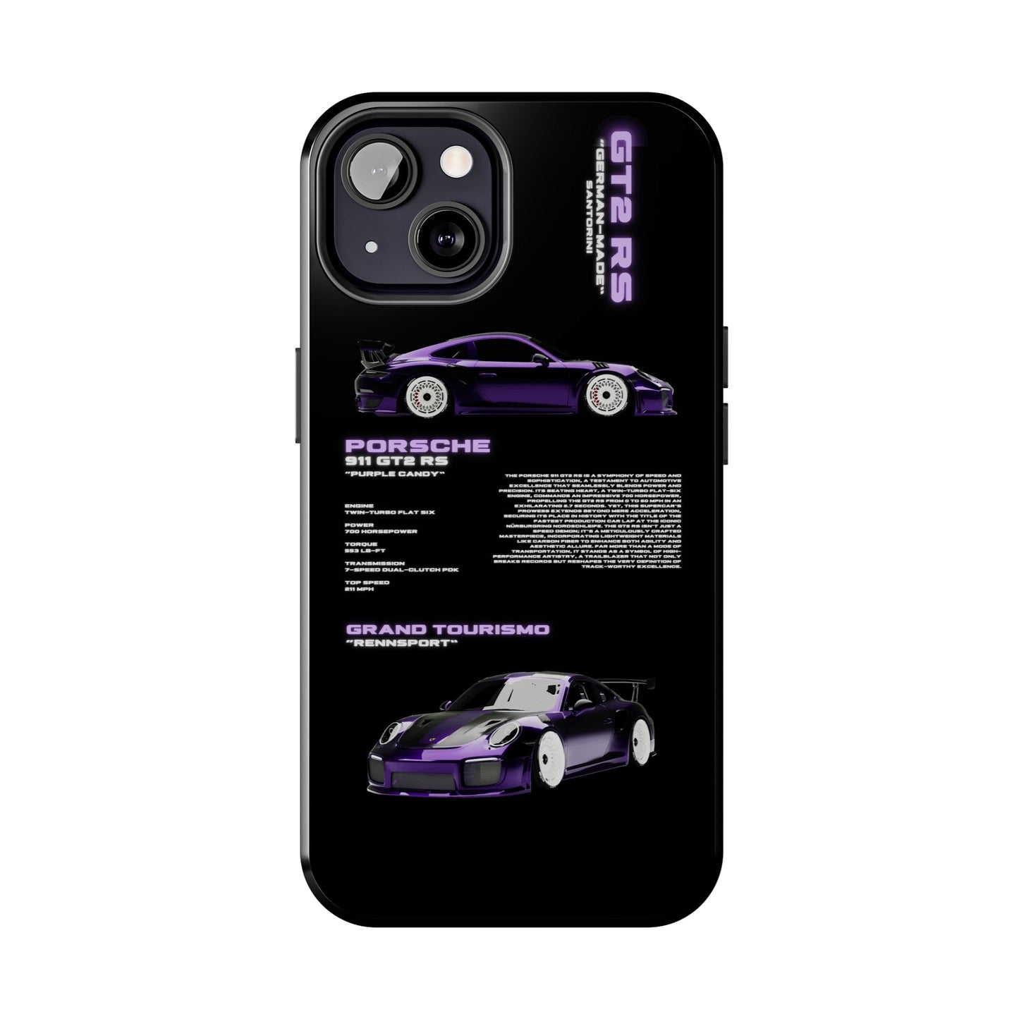 "Purple Candy" Black Case