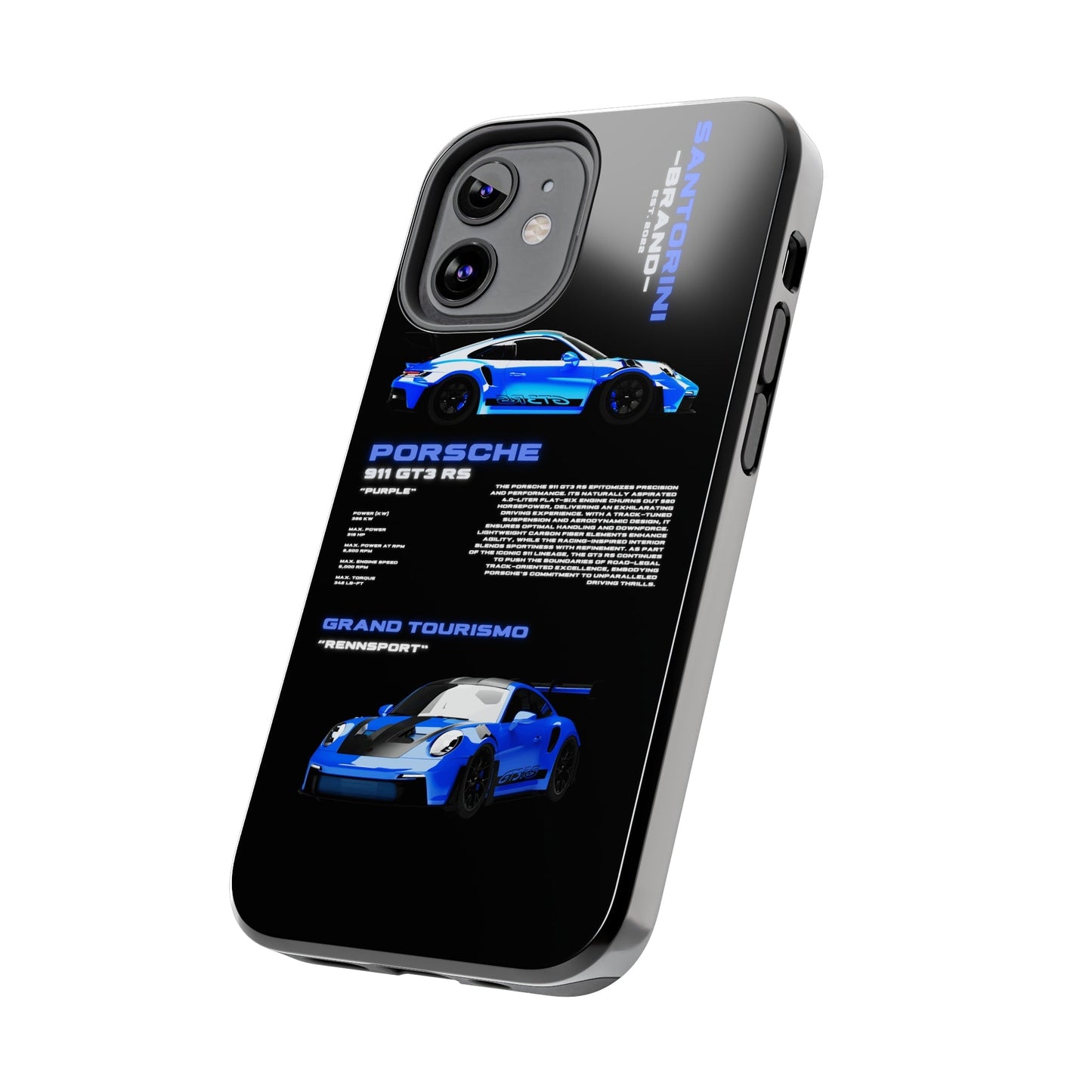 "Shark Blue" Black Case