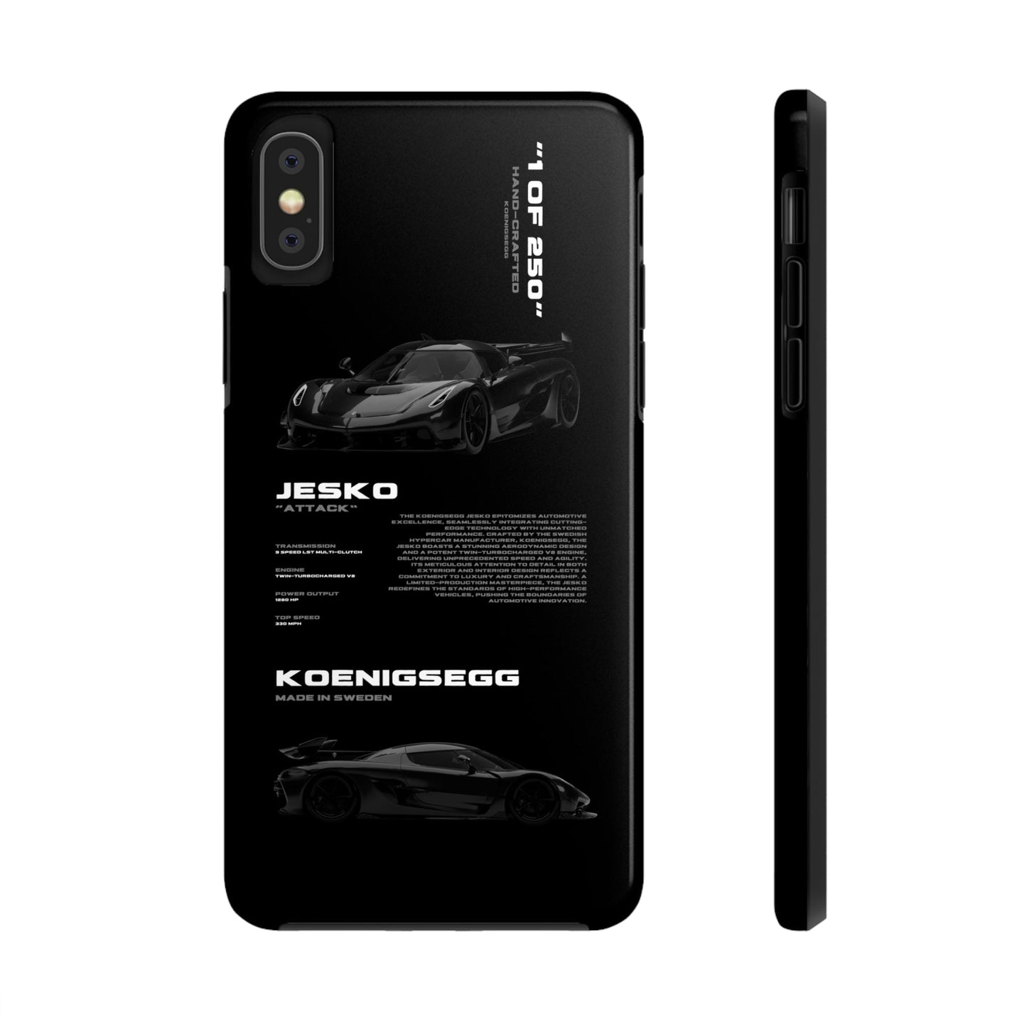 "Jesko" Black Case