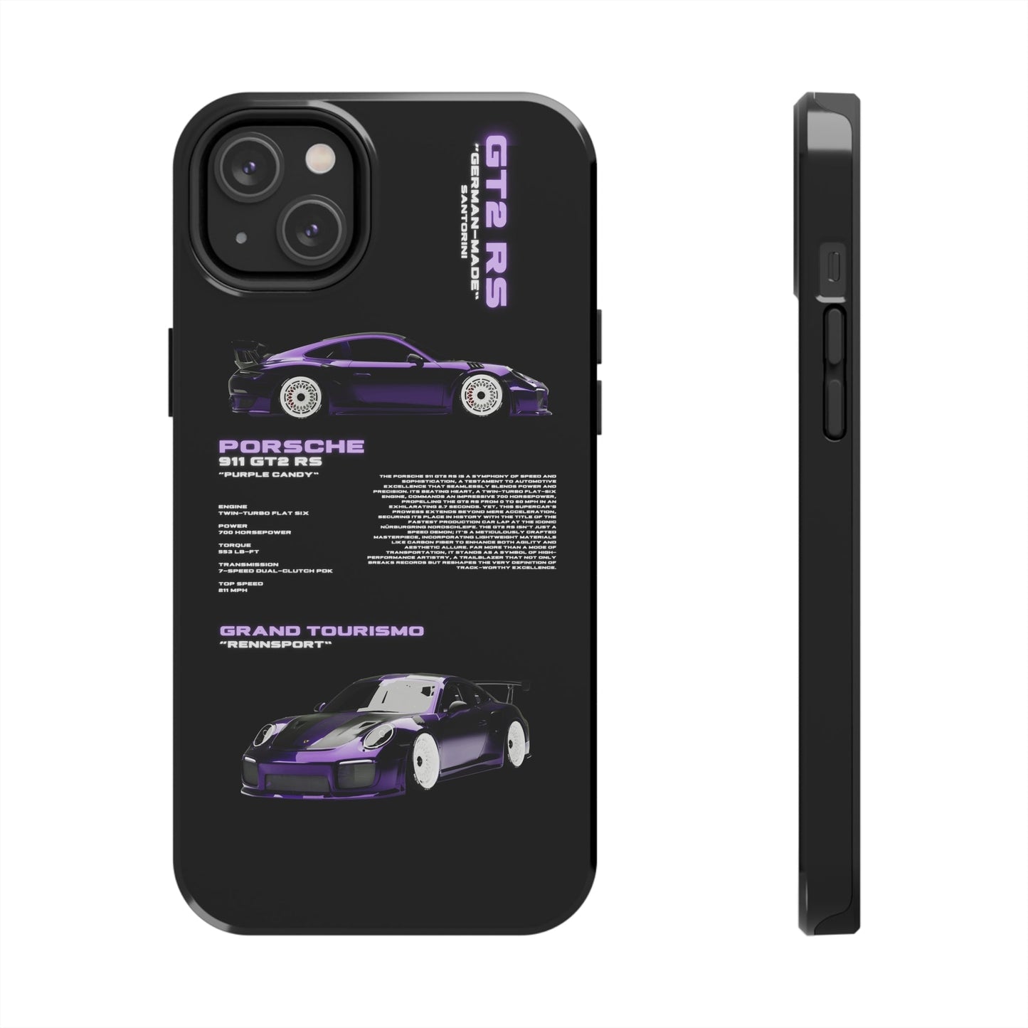 "Purple Candy" Black Case