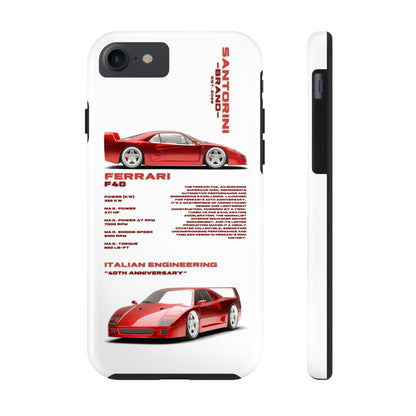 "Ferrari F40" White Case