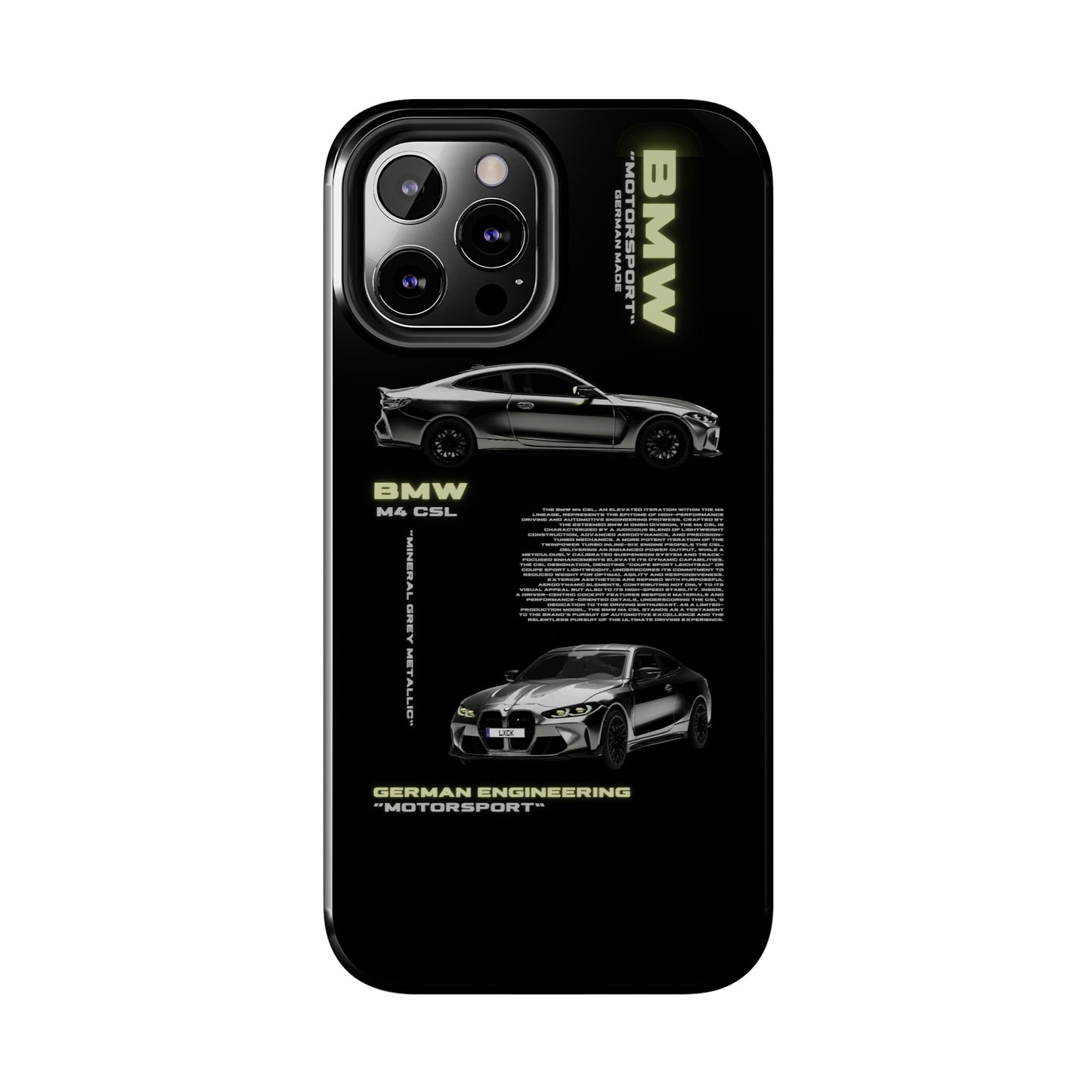 "M4 CSL" Black Case