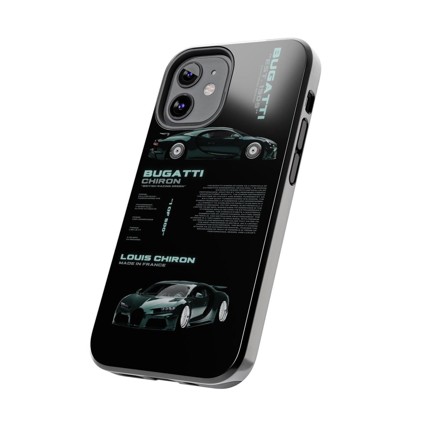 "Bugatti" Black Case