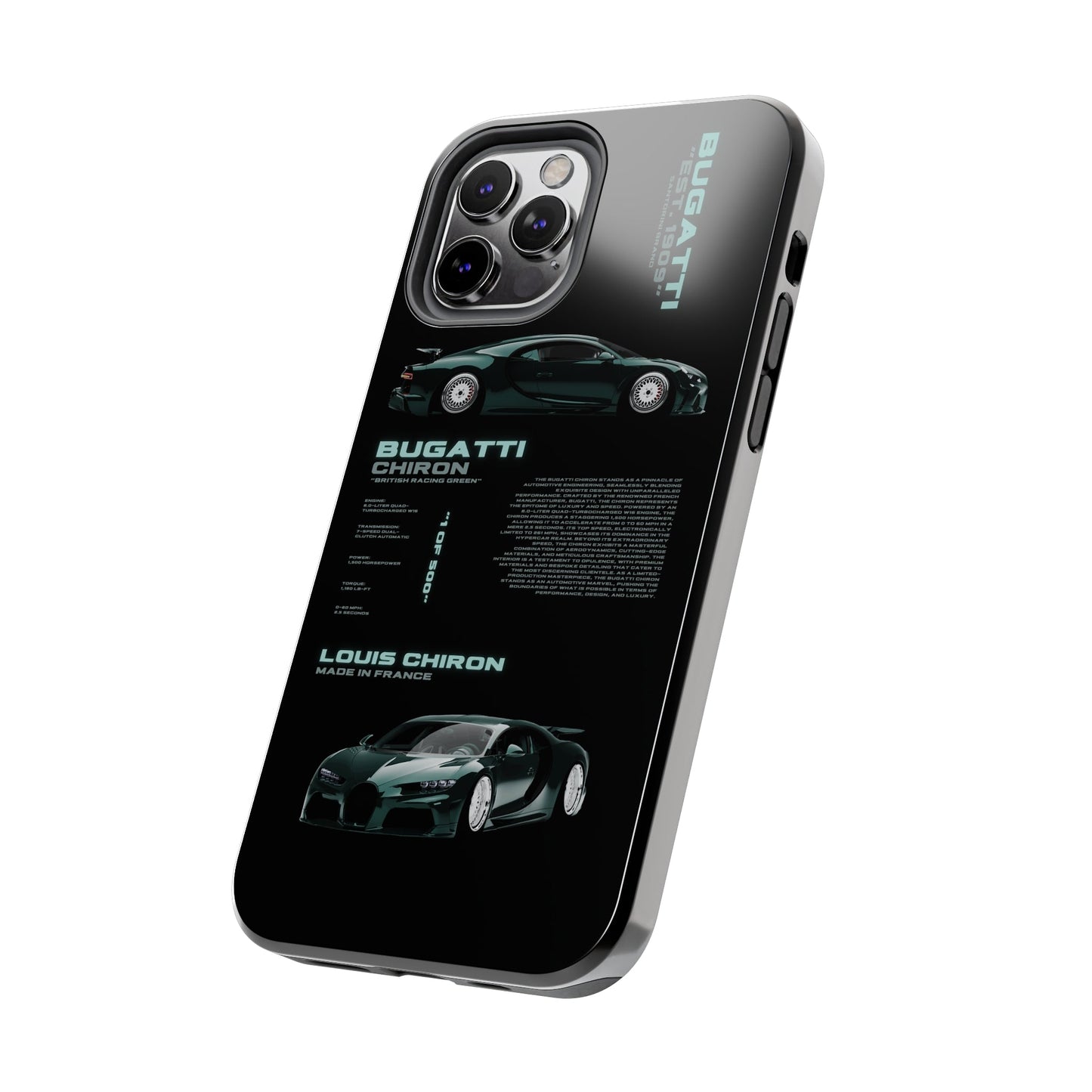 "Bugatti" Black Case