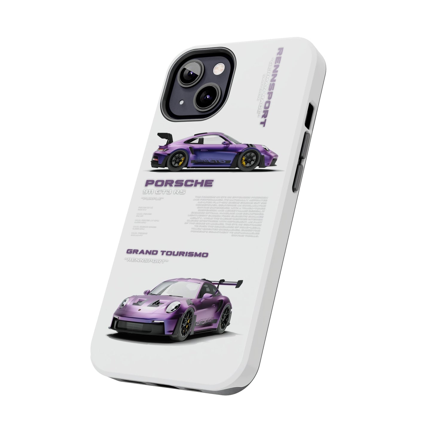 "Porsche GT3 RS" White Case