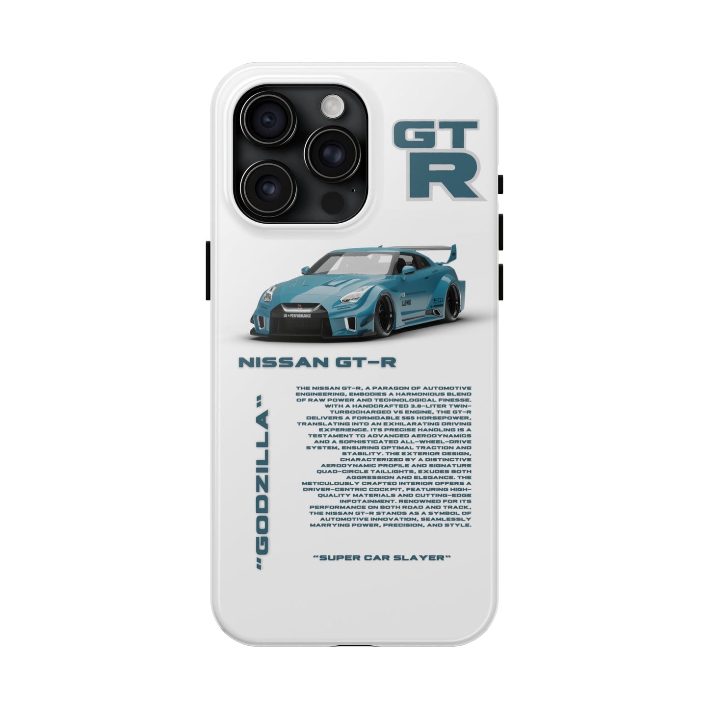 "Nissan GTR" White Case