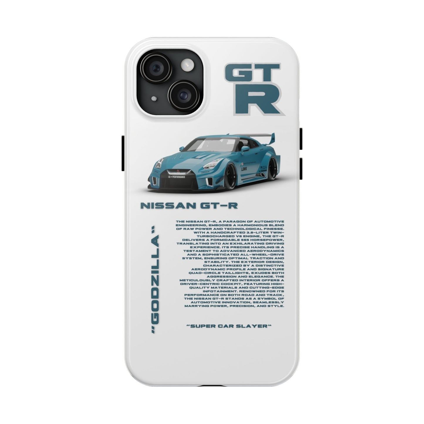 "Nissan GTR" White Case