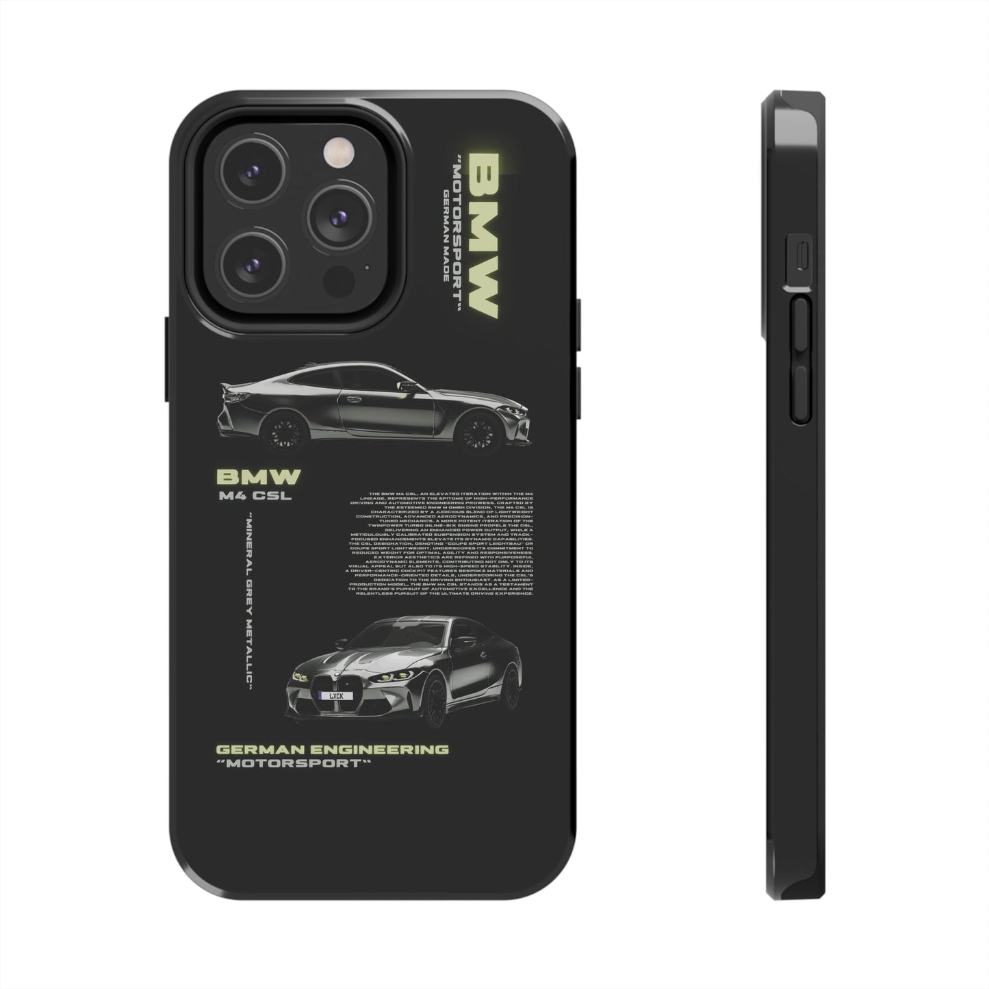 "M4 CSL" Black Case