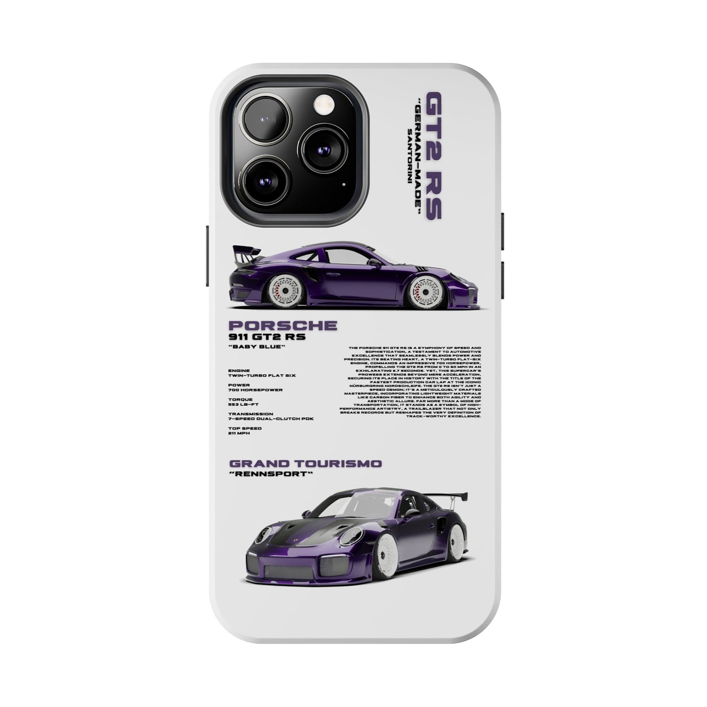 "Purple Candy" White Case