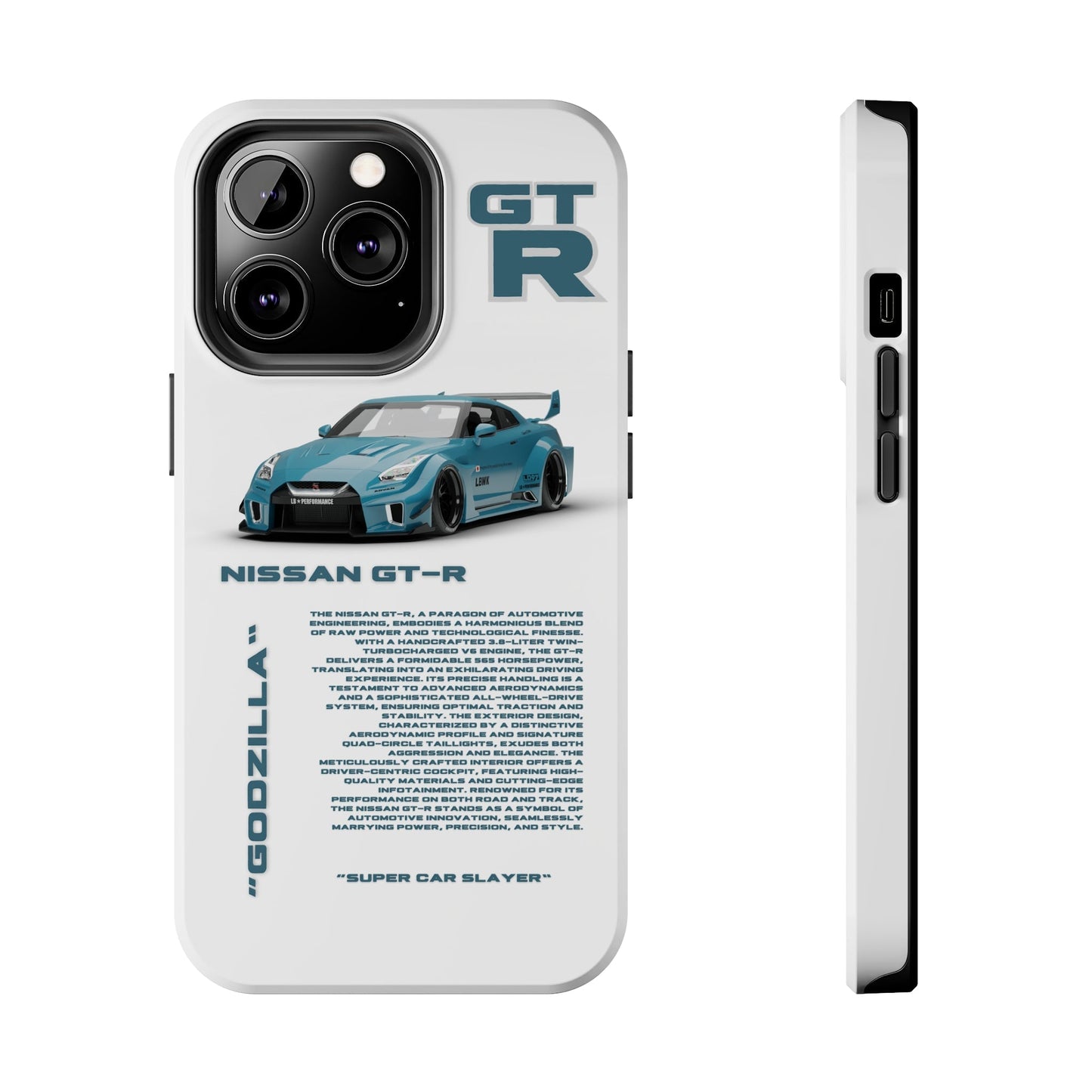 "Nissan GTR" White Case