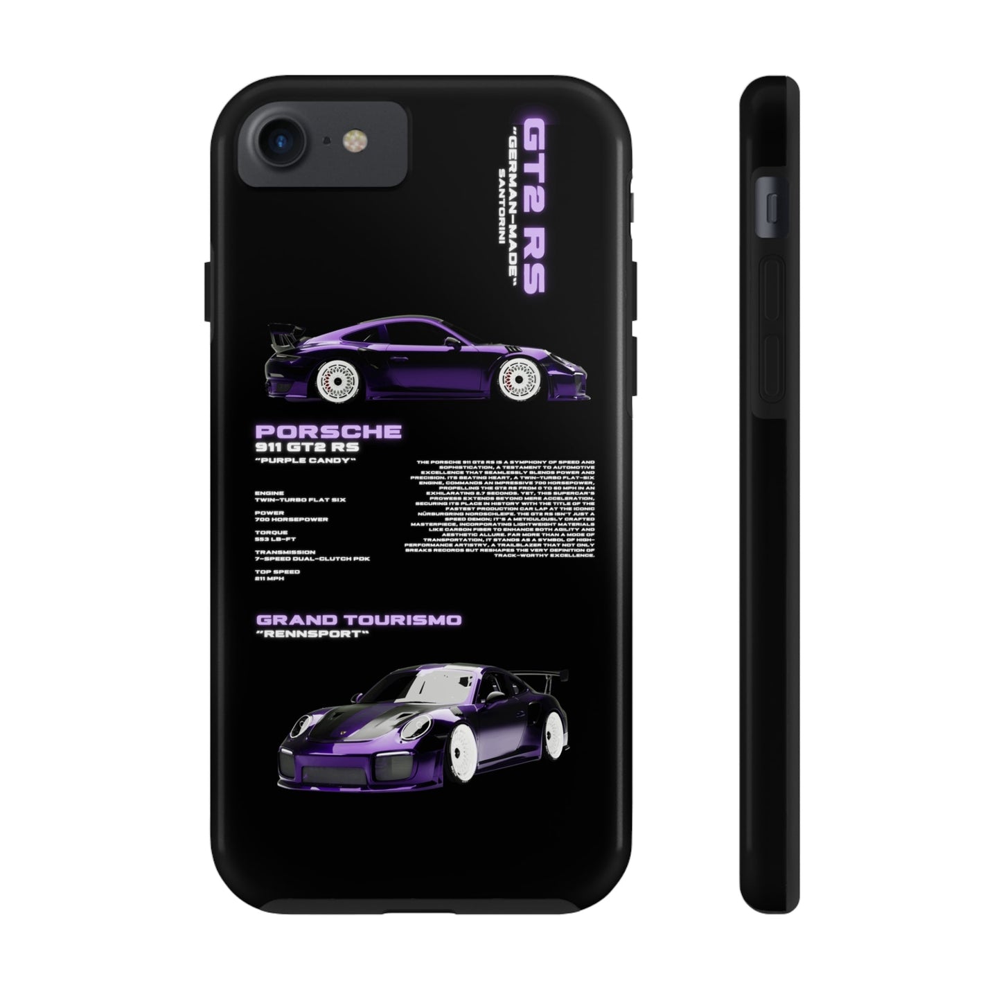 "Purple Candy" Black Case