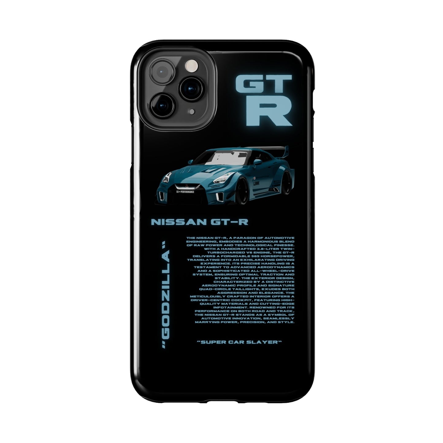 "Nissan GT-R" Black Case