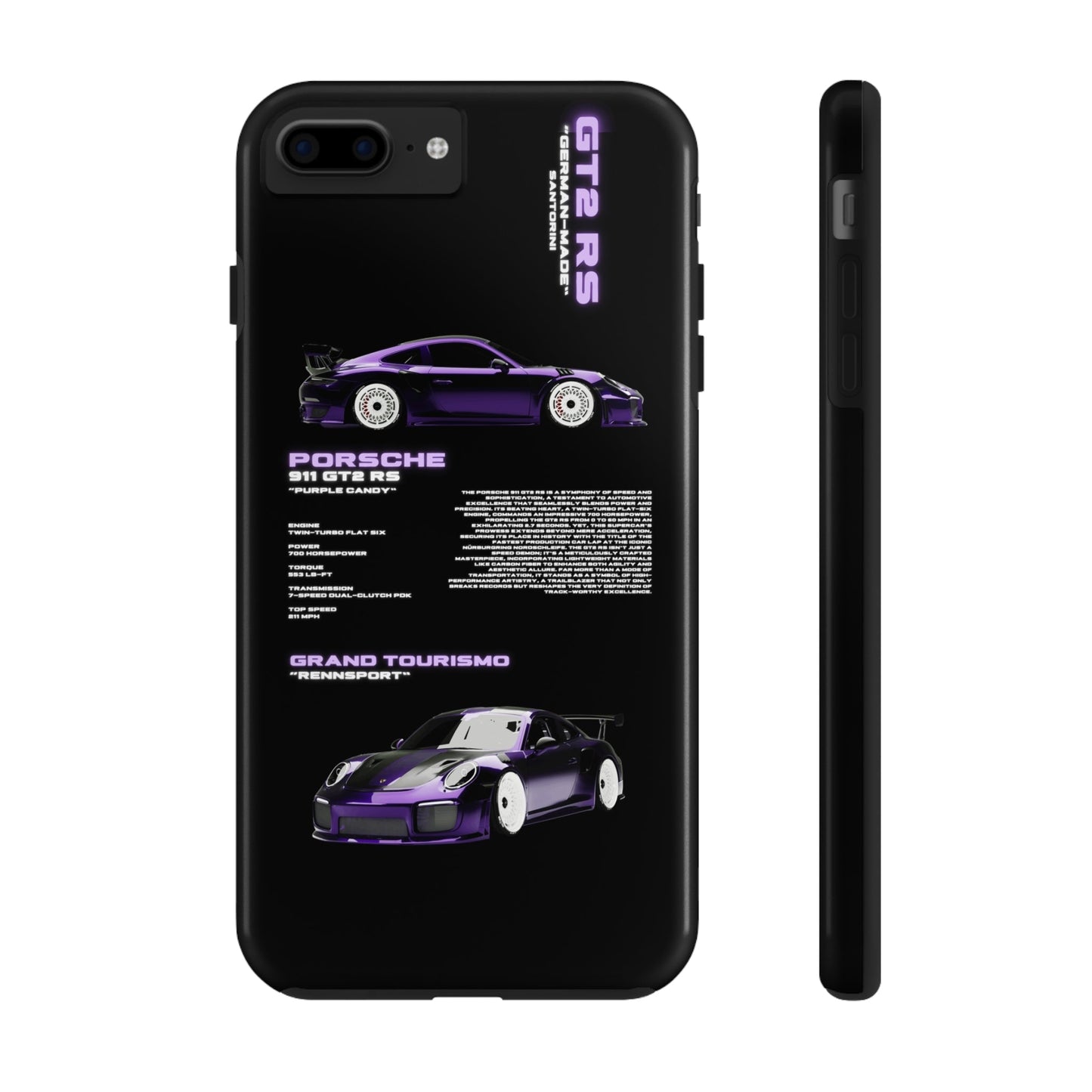 "Purple Candy" Black Case