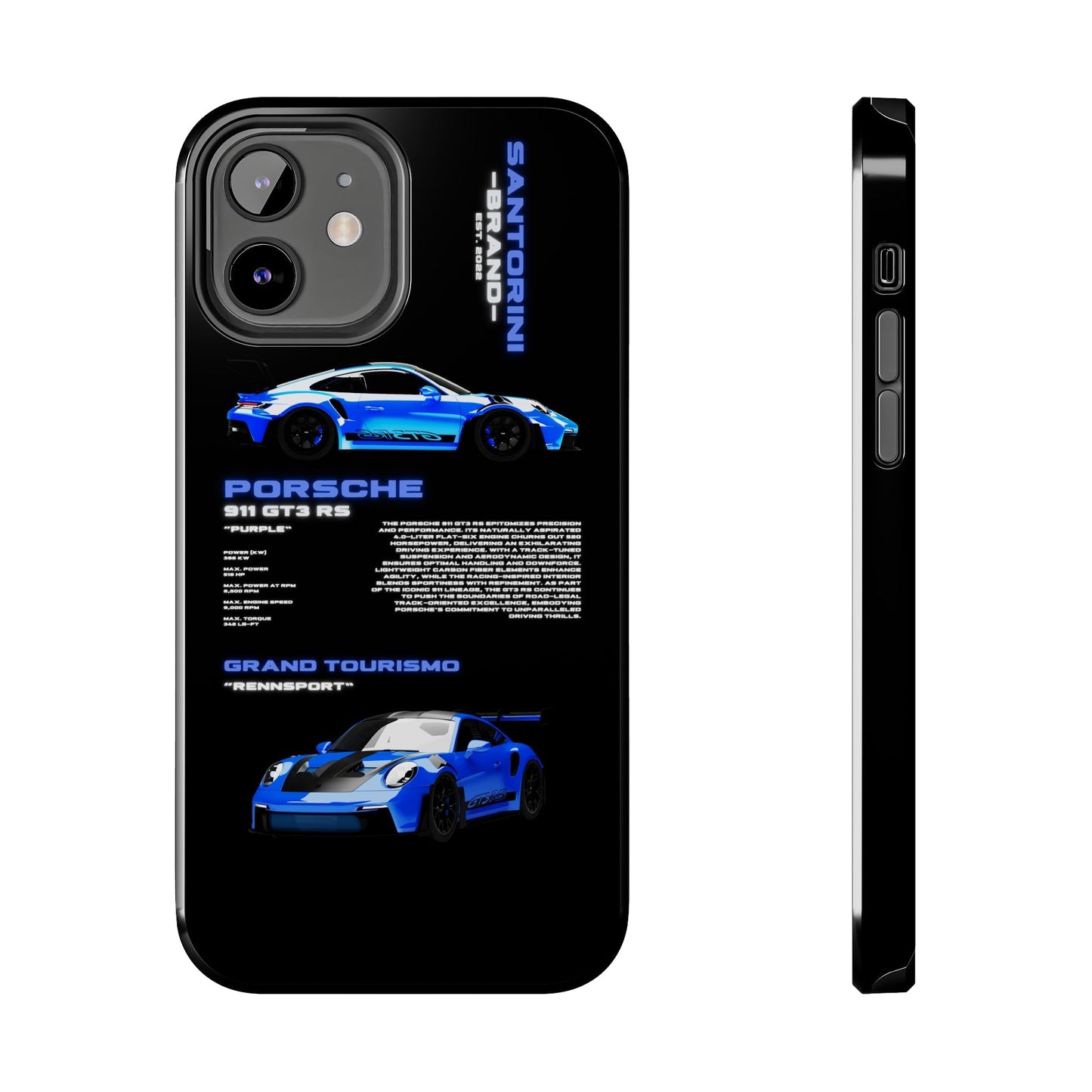 "Shark Blue" Black Case