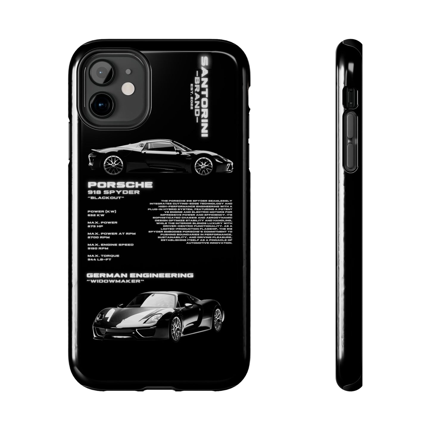 "Spyder" Black Case