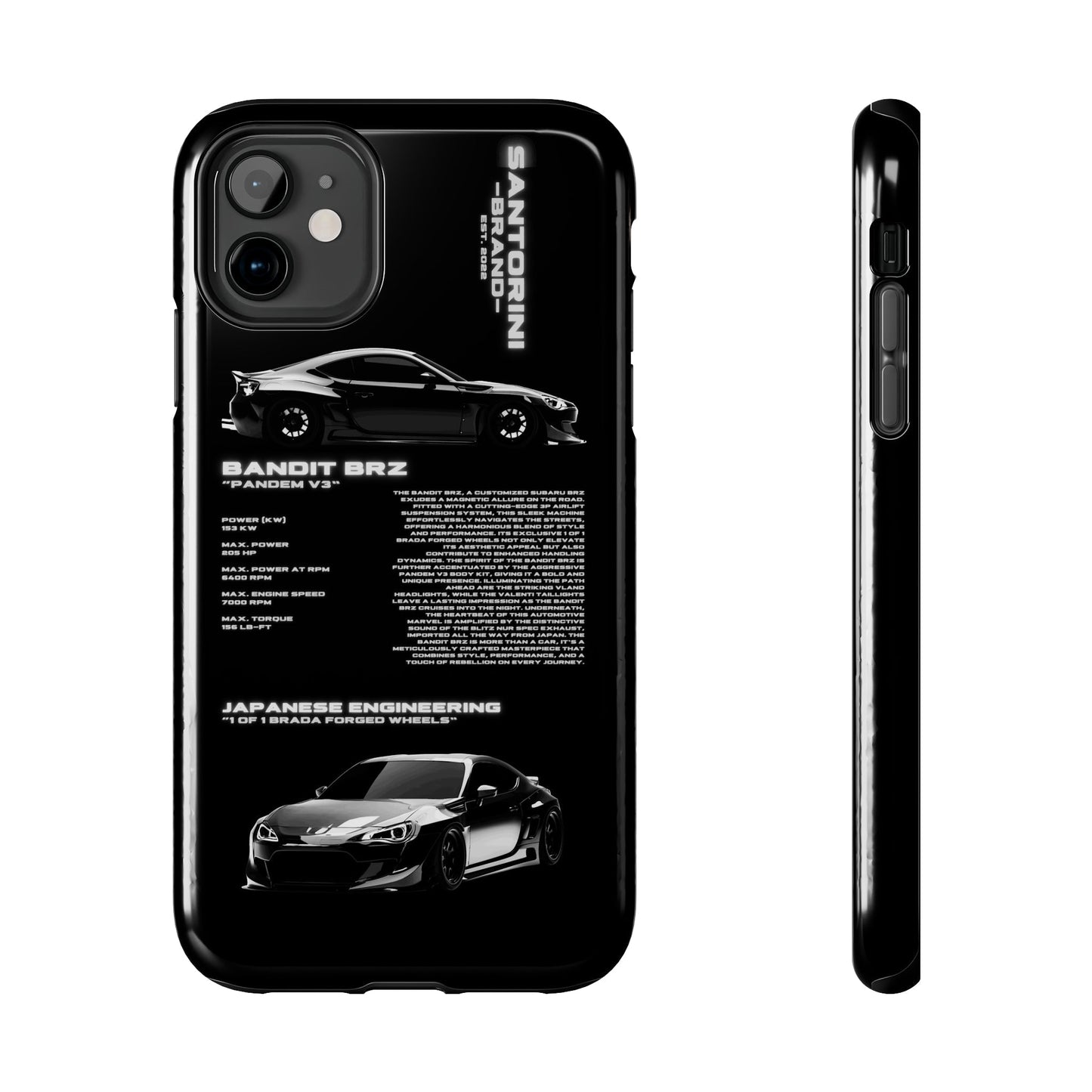 "Bandit BRZ" Black Case