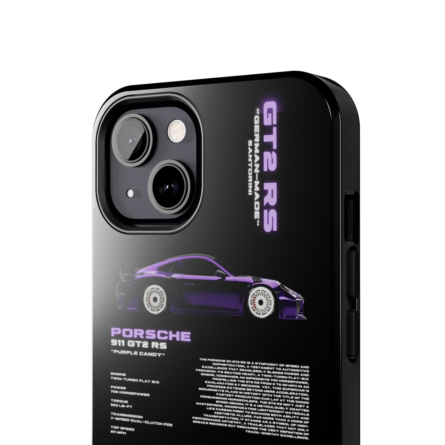 "Purple Candy" Black Case