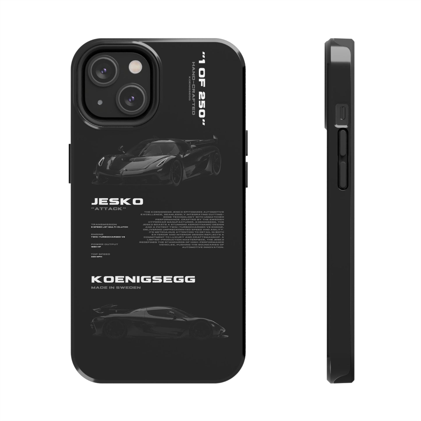 "Jesko" Black Case