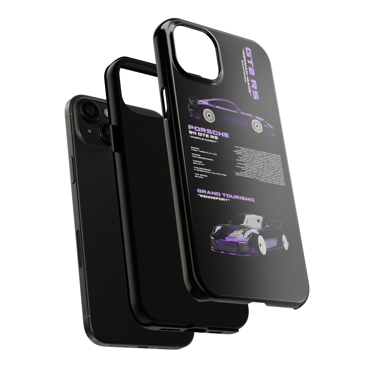 "Purple Candy" Black Case