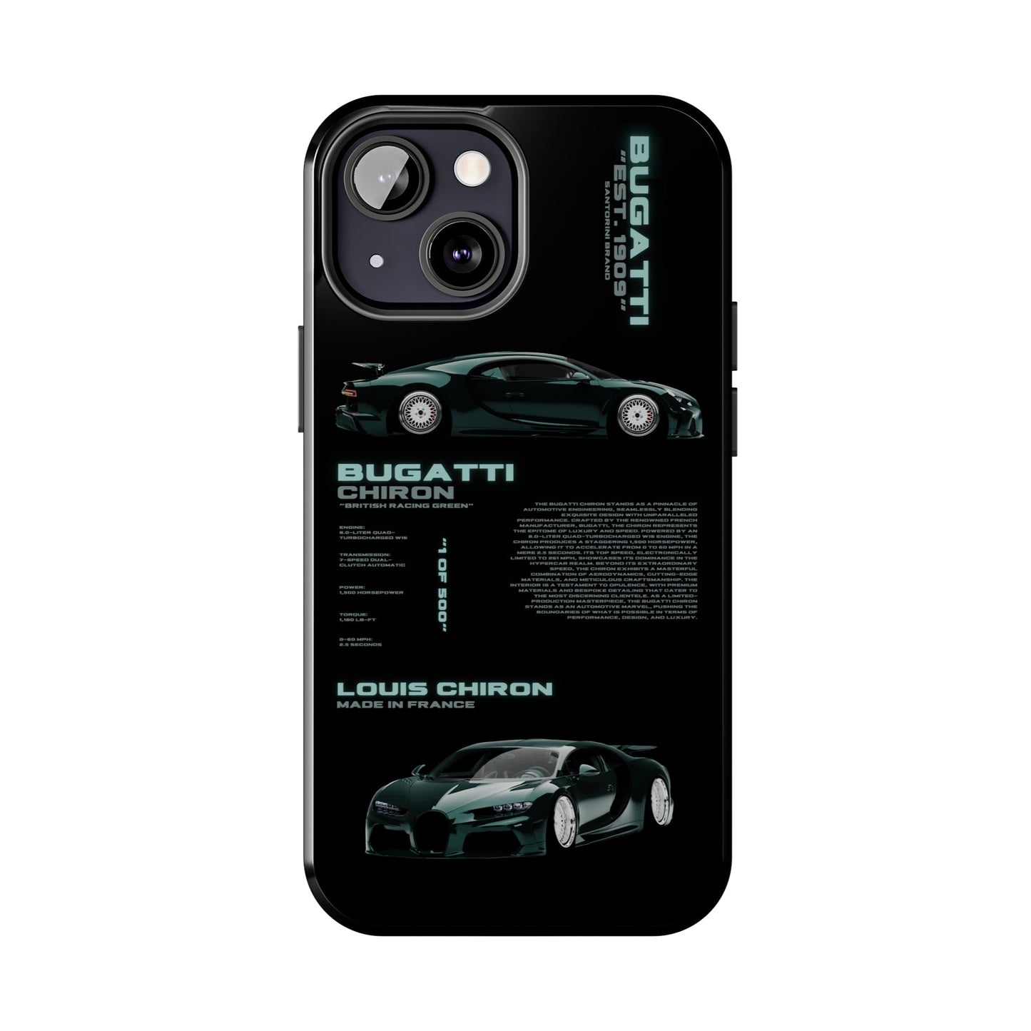 "Bugatti" Black Case