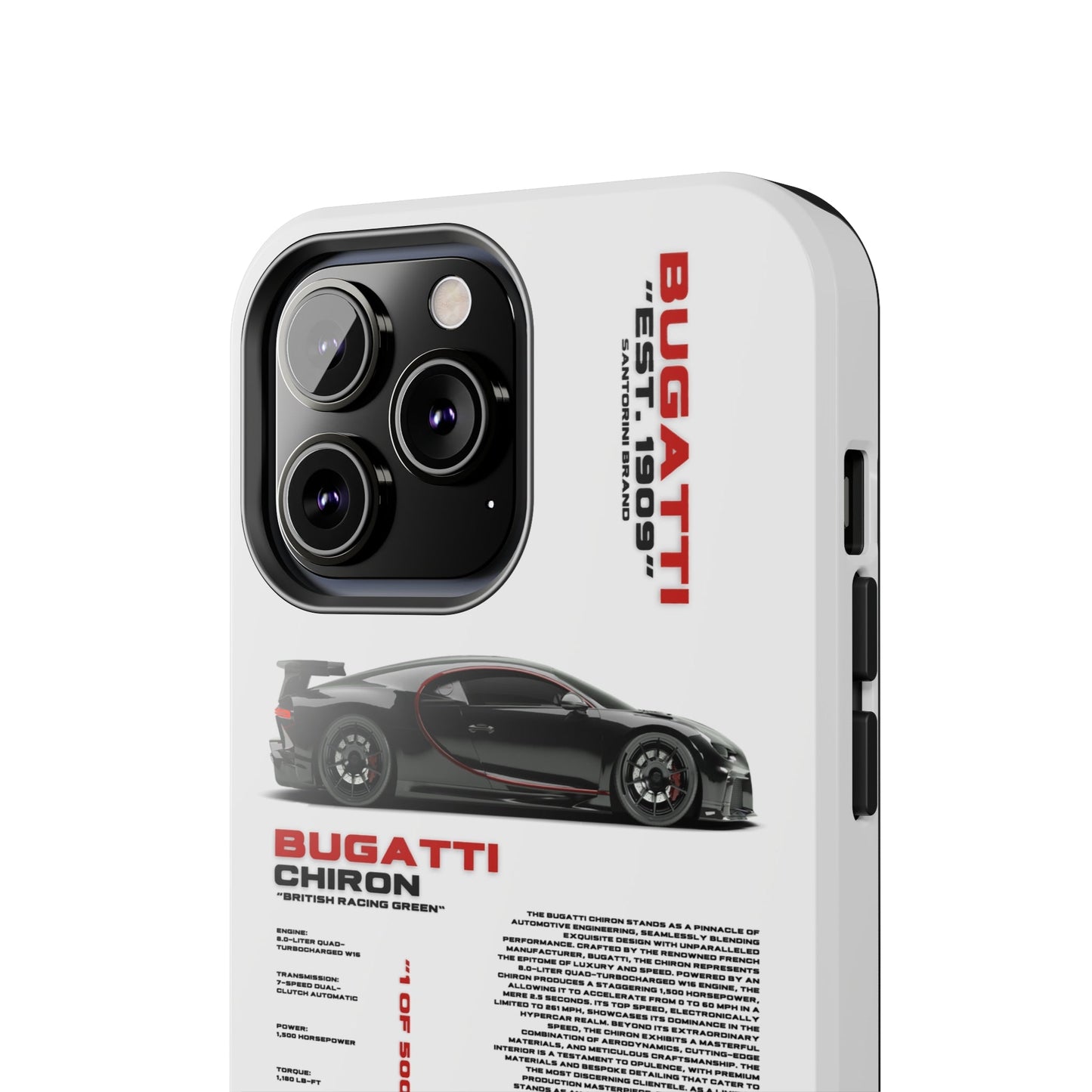 "Bugatti Chiron" White Case