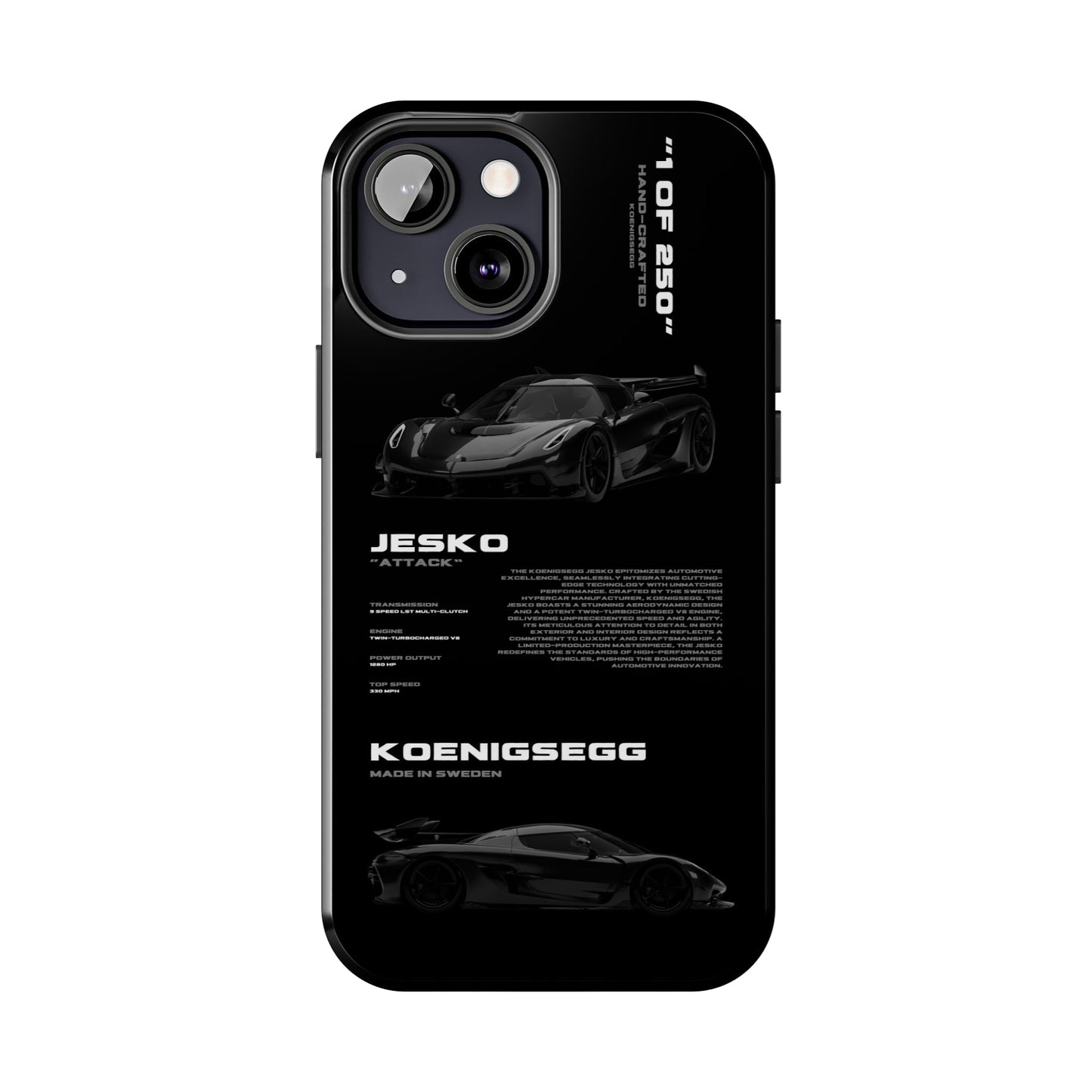 "Jesko" Black Case