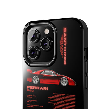 "Ferrari F40" Black Case