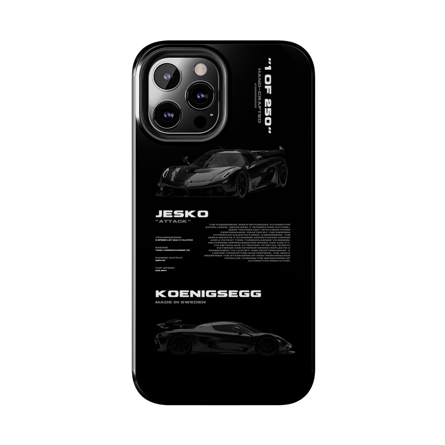 "Jesko" Black Case