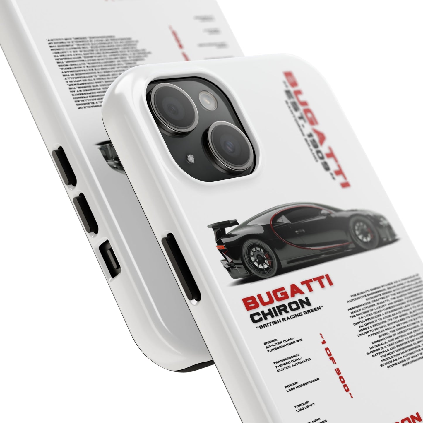 "Bugatti Chiron" White Case