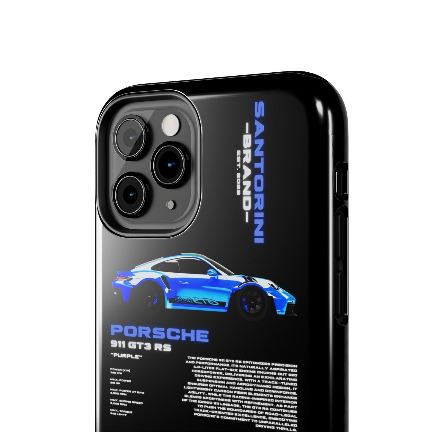 "Shark Blue" Black Case