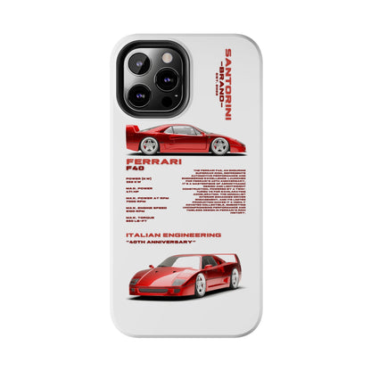 "Ferrari F40" White Case