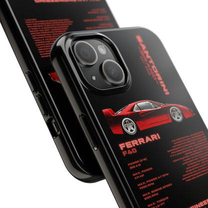 "Ferrari F40" Black Case