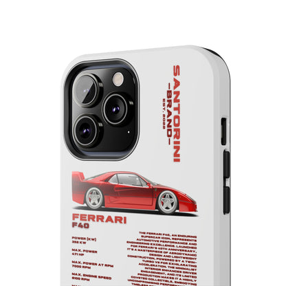 "Ferrari F40" White Case