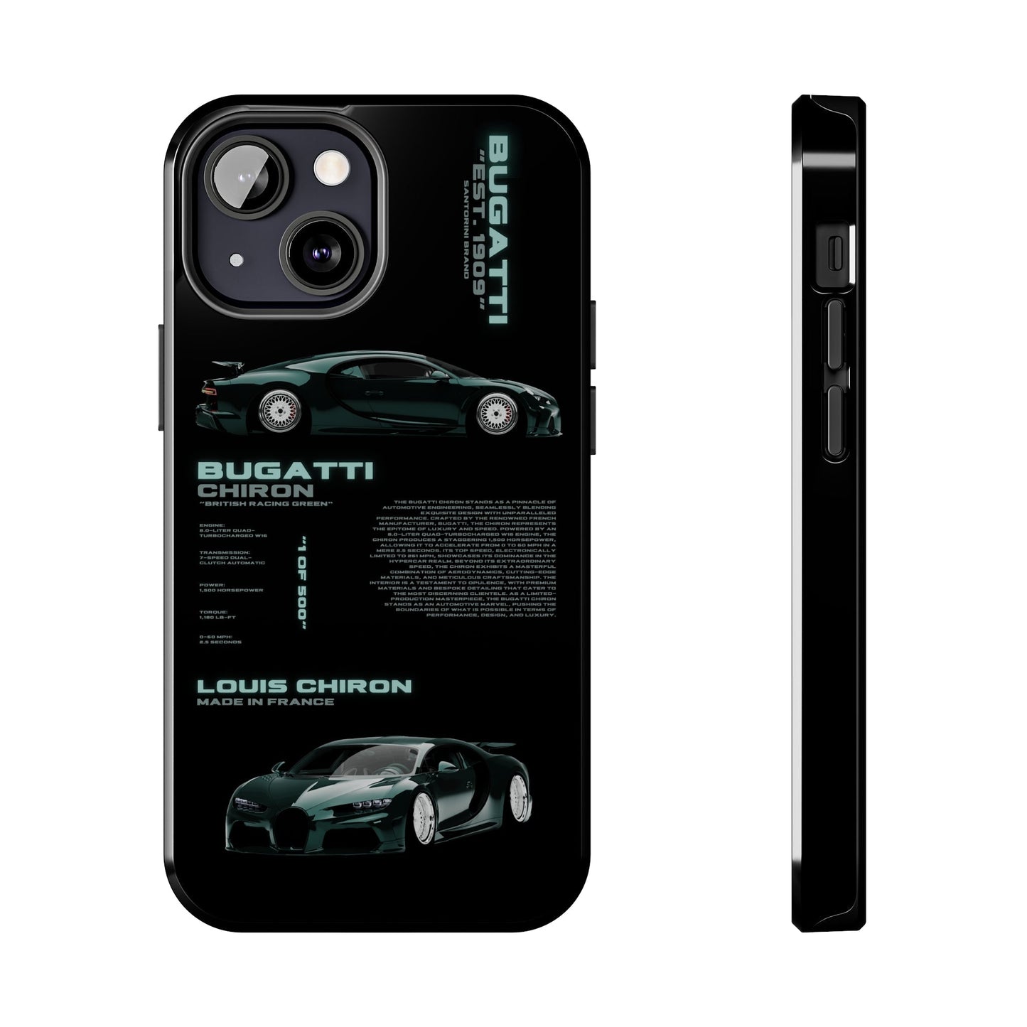 "Bugatti" Black Case