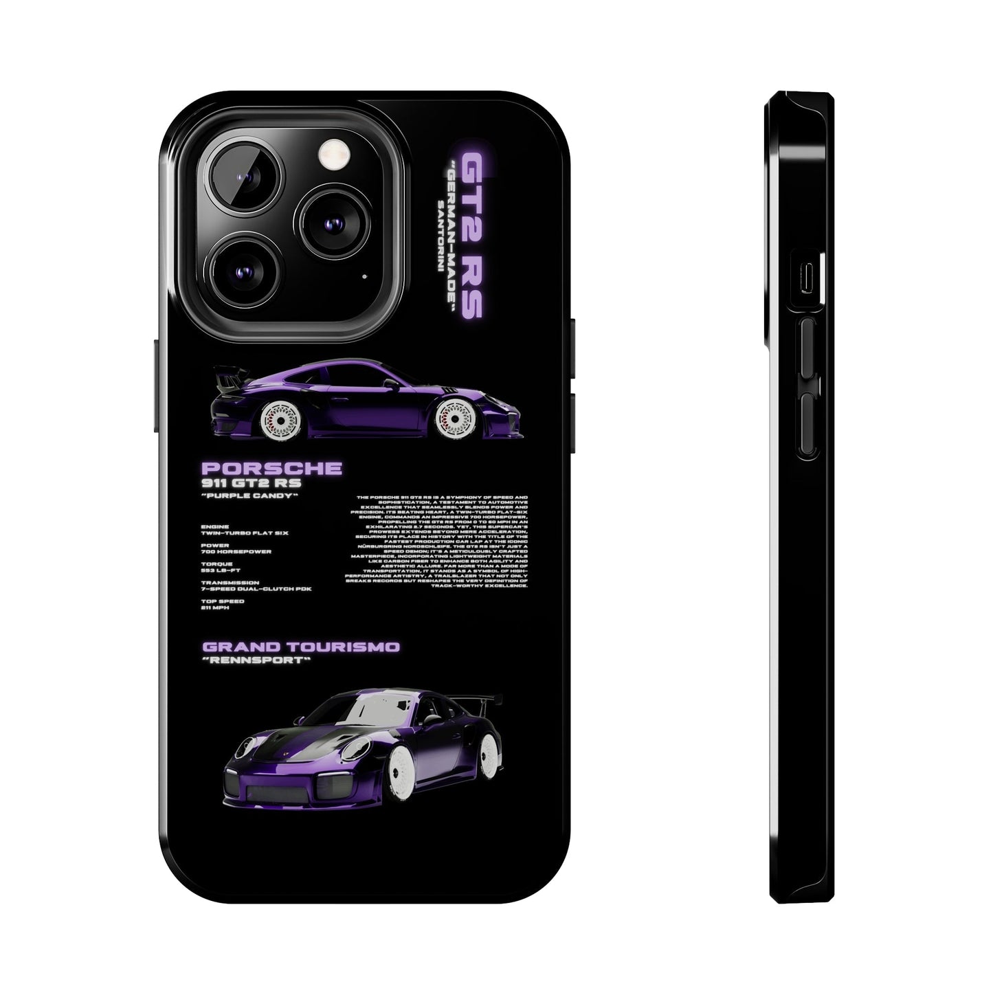 "Purple Candy" Black Case