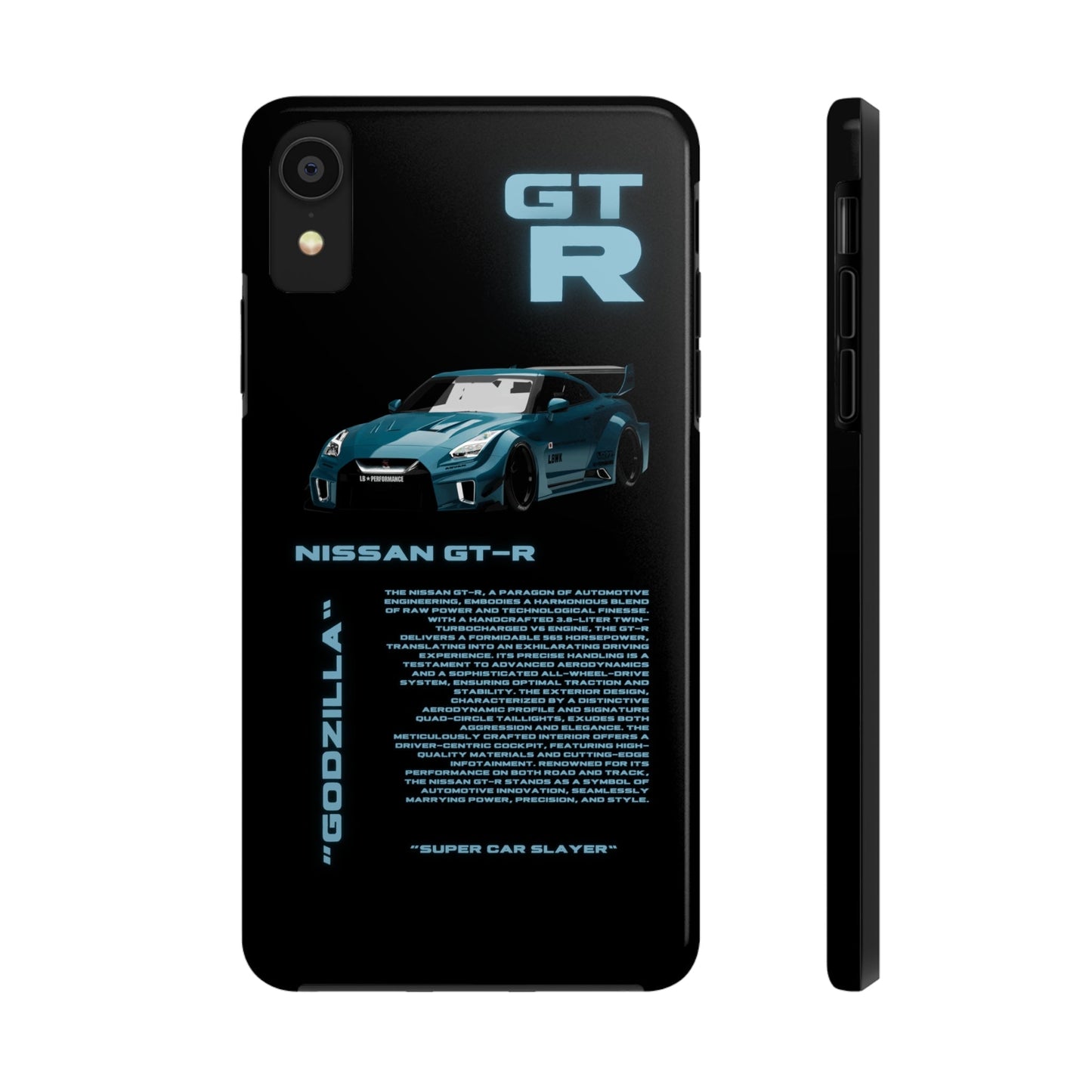 "Nissan GT-R" Black Case