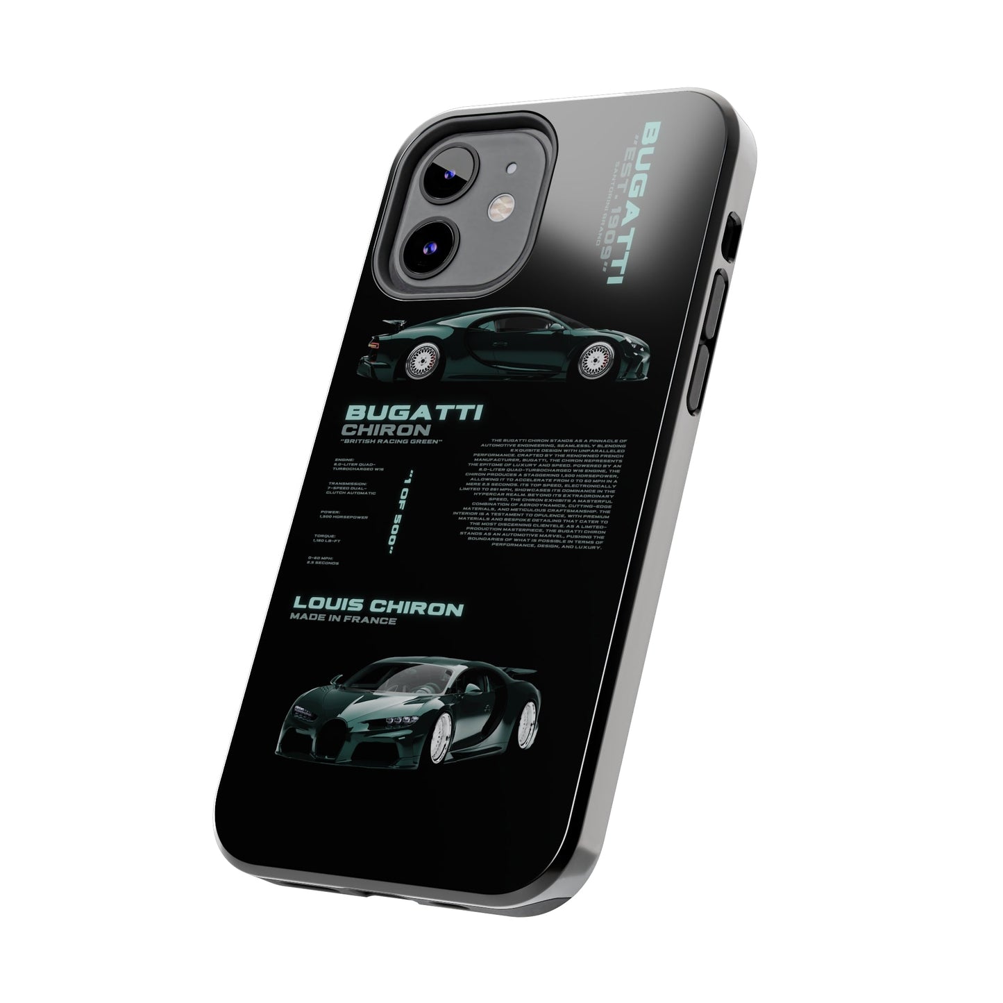 "Bugatti" Black Case