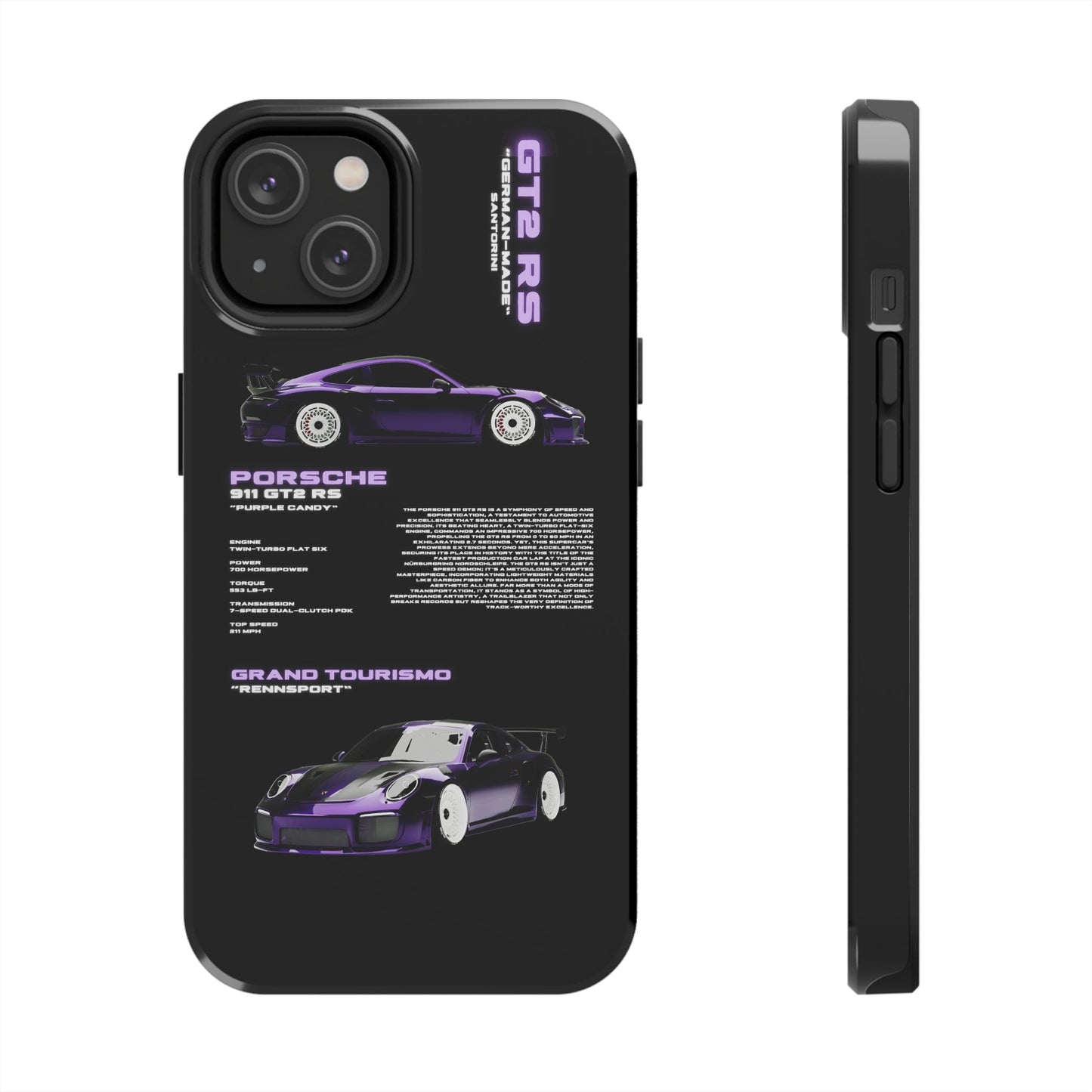 "Purple Candy" Black Case