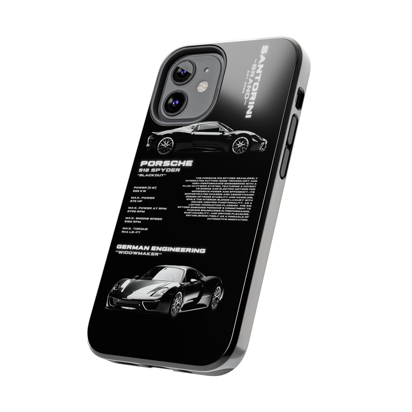 "Spyder" Black Case