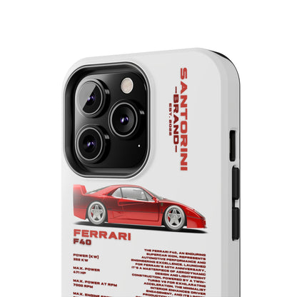 "Ferrari F40" White Case