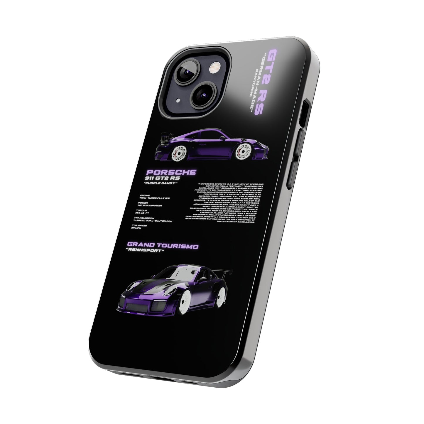 "Purple Candy" Black Case